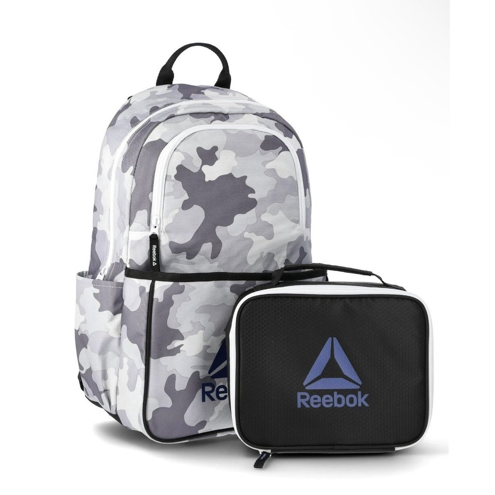 Reebok backpack with lunchbox